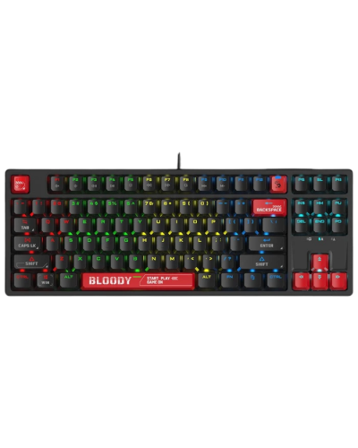 კლავიატურა A4Tech Bloody S87 RGB Mechanical Red Plus Switch Keyboard Energy Red
