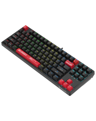კლავიატურა A4Tech Bloody S87 RGB Mechanical Red Plus Switch Keyboard Energy Red