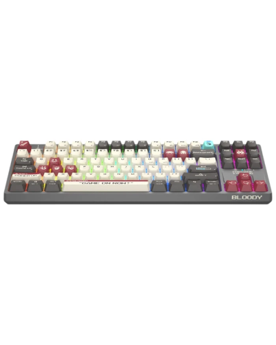 კლავიატურა A4Tech Bloody WS87 Dual-Core Wireless Mechanical Keyboard Pixels Red
