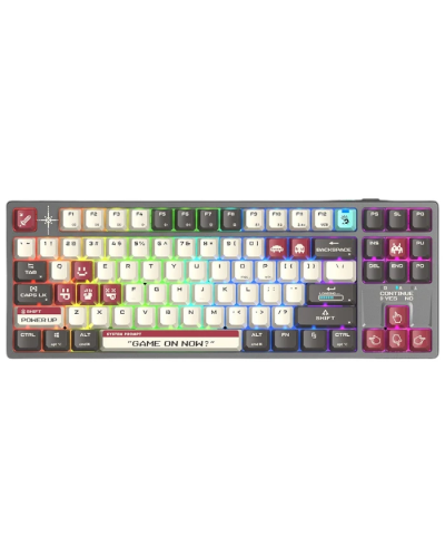 კლავიატურა A4Tech Bloody WS87 Dual-Core Wireless Mechanical Keyboard Pixels Red