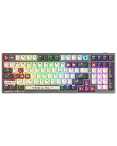 კლავიატურა A4Tech Bloody WS98 Dual-Core Wireless Mechanical Keyboard BLMS Red Plus Switch Pixels Red