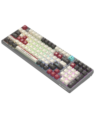 კლავიატურა A4Tech Bloody WS98 Dual-Core Wireless Mechanical Keyboard BLMS Red Plus Switch Pixels Red