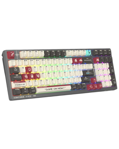 კლავიატურა A4Tech Bloody WS98 Dual-Core Wireless Mechanical Keyboard BLMS Red Plus Switch Pixels Red