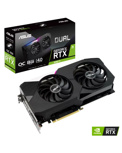 ვიდეო ბარათი Dual GeForce RTX™ 3060 Ti OC 8GB Edition PCI EXPRESS 4.0 (მეორადი)
