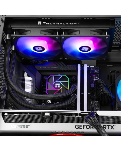 ქულერი THERMALRIGHT Aqua Elite 240 Black V3 ARGB AIO Liquid CPU Universal Cooler 