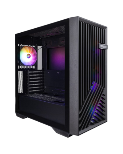 ქეისი 1st Player FD8 Black 4xF7 ARGB Coolers; Supports EATX/ATX MB & AIO Top/Front 360mm FD8-BK-4F7