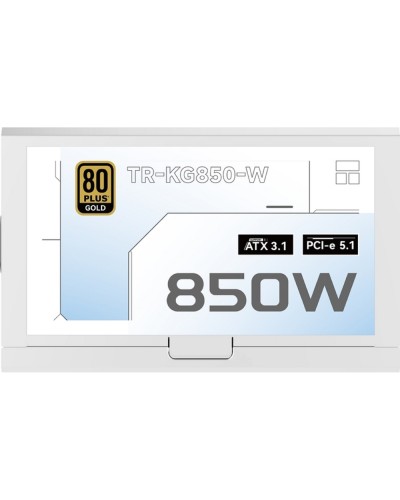 კვების ბლოკი THERMALRIGHT  850W 80+ Gold modular PSU, ATX 3.1 WHITE (TR-KG850W)