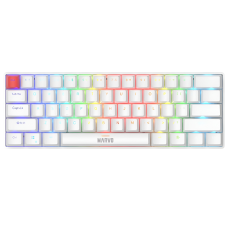 კლავიატურა Marvo KG933G WH Saber 61, Wired, USB, RGB, Mechanical Gaming Keyboard, White