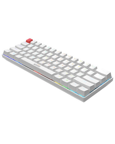 კლავიატურა Marvo KG933G WH Saber 61, Wired, USB, RGB, Mechanical Gaming Keyboard, White