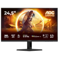 მონიტორი AOC Gaming 25G4SRE - 25 inch Full HD monitor, 300 Hz, 0.3 ms , G-Sync comp., HDR400 (1920x1080, 2x HDMI 2.0, DisplayPort 1.4) black-red