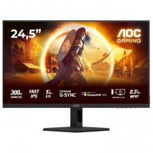 მონიტორი - Aoc 25G4SRE - 24.5 Inch / FHD / IPS / 310Hz / 0.3 Ms G-Sync black-red