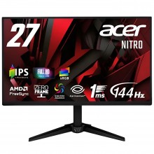 მონიტორი Acer Nitro QG271P6bmipx 69cm 27W ZeroFrame IPS 144Hz 16:9 1ms(VRB) 250nits HDMI DP MM Audio out Free (UM.HQ1EE.601)