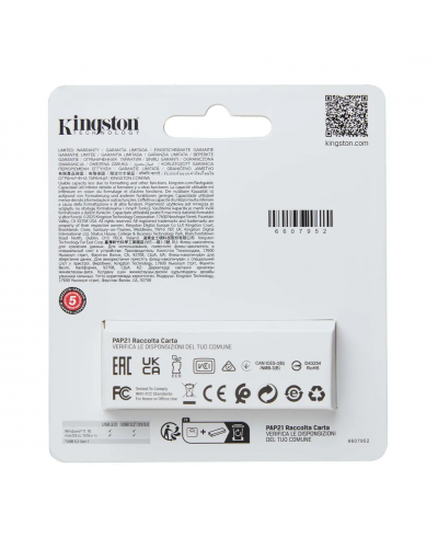 Usb ფლეშ მეხსიერების ბარათი 256Gb Kingston DataTraveler Exodia S USB flash drive | DTXS/256GB | USB 3.2 Gen 1 | 8.72g