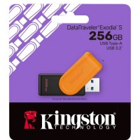 Usb ფლეშ მეხსიერების ბარათი 256Gb Kingston DataTraveler Exodia S USB flash drive | DTXS/256GB | USB 3.2 Gen 1 | 8.72g