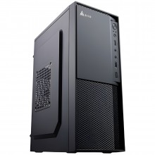 ქეისი Golden Field LA-01, Computer Case, MiddleT, M-ATX, ITX, 2xUSB2.0, Black  with Golden Field 500W 120mm fan