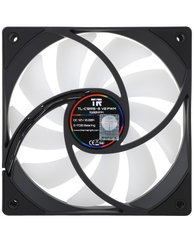 ქულერი Thermalright TR-TL-C12RB-S V2 (Single), ARGB, 120mm, 1500RPM, Cooler, Black
