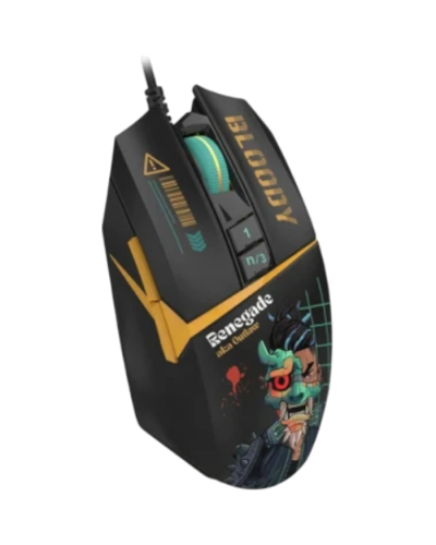 მაუსი A4tech Bloody W63 MAX RGB Gaming Mouse Renegade Midnight