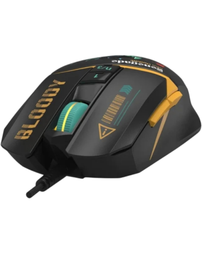 მაუსი A4tech Bloody W63 MAX RGB Gaming Mouse Renegade Midnight