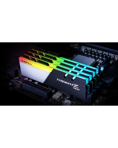 ოპერატიული მეხსიერება G.SKILL Trident Z Neo Series DDR4 RAM (XMP) 128GB (4x32GB) 3200MT/s  1.35V Intel AMD Desktop Computer Memory U-DIMM (F4-3200C16Q-128GTZN)