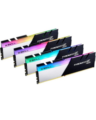 ოპერატიული მეხსიერება G.SKILL Trident Z Neo Series DDR4 RAM (XMP) 128GB (4x32GB) 3200MT/s  1.35V Intel AMD Desktop Computer Memory U-DIMM (F4-3200C16Q-128GTZN)