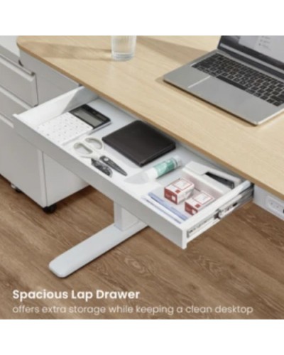 მაგიდა Vertex VX-1SSD-01NW Single Motor Sit-Stand Desk with Drawer & Memory Control