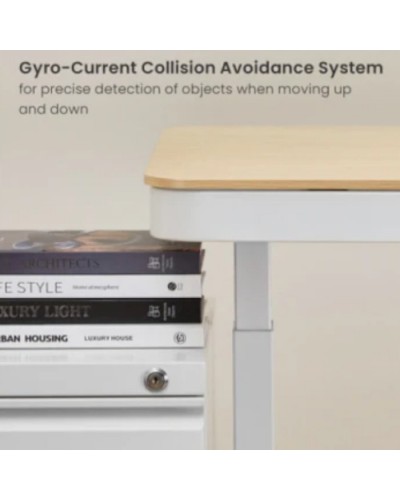 მაგიდა Vertex VX-1SSD-01NW Single Motor Sit-Stand Desk with Drawer & Memory Control