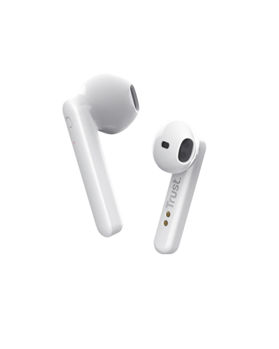 ყურსასმენი TRUST Primo Touch Stylish Wire-free Bluetooth WHITE (23783)