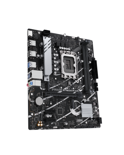 დედა დაფა ASUS Prime B760M-R D4 Gaming Motherboard Socket Intel LGA 1700 microATX, PCIe 4.0, DDR4, HDMI, SATA 6 Gbit/s, Aura Sync (162180)