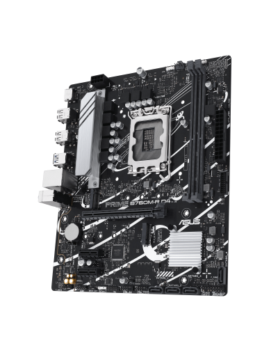 დედა დაფა ASUS Prime B760M-R D4 Gaming Motherboard Socket Intel LGA 1700 microATX, PCIe 4.0, DDR4, HDMI, SATA 6 Gbit/s, Aura Sync (162180)