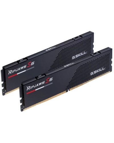 ოპერატიული მეხსიერება G.Skill Ripjaws S5 32GB (2 x 16GB) DDR5 5600 MT/s; Timing 40-40-40-89; XMP 3.0; (F5-5600J4040C16GX2-RS5K)