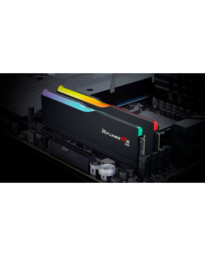 ოპერატიული მეხსიერება G.Skill Ripjaws M5 RGB 32GB (2 x 16GB) DDR5 6000 MT/s; Timing 36-36-36-96; XMP 3.0/EXPO; (F5-6000J3636F16GX2-RM5RK)