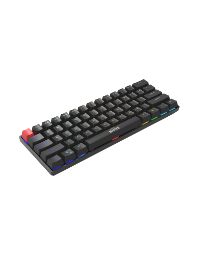 კლავიატურა Marvo KG933G Saber 61, Wired, USB, RGB, Mechanical Gaming Keyboard, black