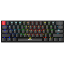 კლავიატურა Marvo KG933G Saber 61, Wired, USB, RGB, Mechanical Gaming Keyboard, black