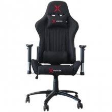 გეიმერული სავარძელი Vertex Turu Gaming Chair Black Fabric