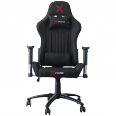 გეიმერული სავარძელი Vertex Turu Gaming Chair Black Fabric