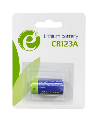 ელემენტი Gembird EG-BA-CR123-01 Lithium CR123 battery blister