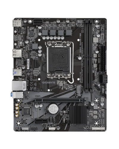 დედა დაფა Gigabyte  H610M K V2 1.0, LGA1700, DDR5 DIMM, 128GB (9MH61MK52-00-G10)