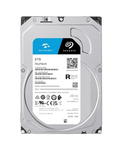 მყარი დისკი Seagate SkyHawk, 6TB, 3.5", Internal Hard Drive (ST6000VX009)