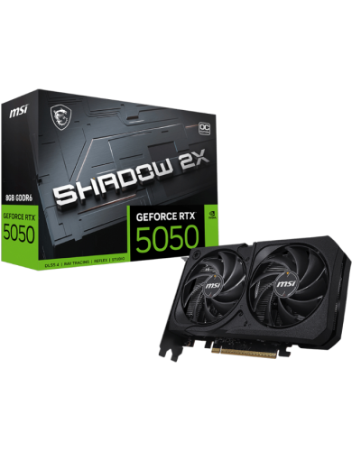 ვიდეო ბარათი - MSI GeForce RTX 5050 8GB SHADOW 2X