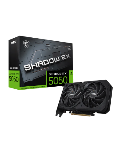 ვიდეო ბარათი - MSI GeForce RTX 5050 8GB SHADOW 2X