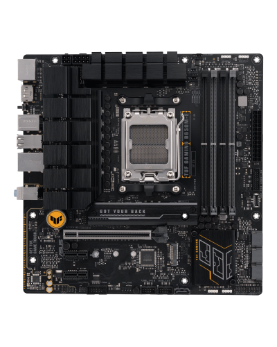 დედა დაფა ASUS TUF GAMING B650M-E (mATX, B650, 4xDDR5, 2хM.2, 3xPCIe, 2хDisplayPort, 1хHDMI)