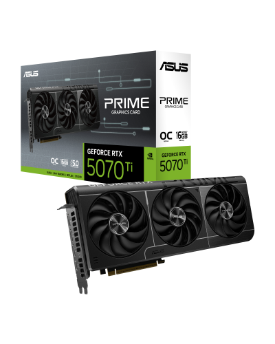 ვიდეო ბარათი ASUS PRIME GeForce RTX™ 5070 Ti 16GB GDDR7 OC Edition PRIME-RTX5070TI-O16G (90YV0MF0-M0NA00)