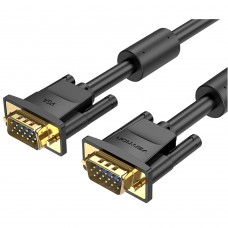 ვიდეო კაბელი Vention DAEBH, VGA(3+6) To VGA, 2m, Black (6922794741621)
