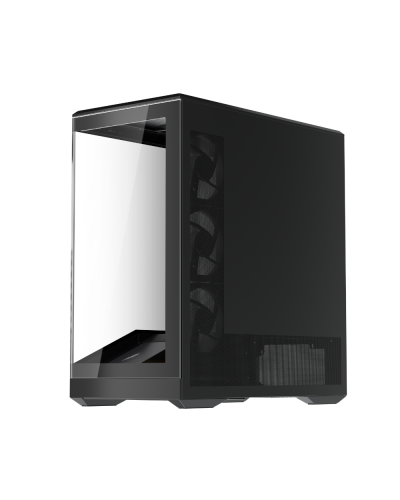 ქეისი 1STPLAYER GM7 Gaming Case, 4x120mm ARGB Fan, W/O PSU, Black (GM7-BK-3FN7R-1FN7)