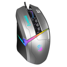 მაუსი A4tech Bloody W60 Max RGB Gaming Mouse Gun Grey 