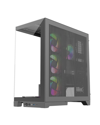 ქეისი 1st Player Mi8 ATX Case included 4xFC7 ARGB Case fan (Mi8-BK-3FC7R-1FC7)