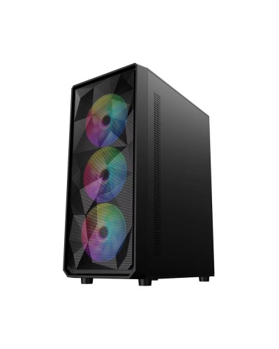 ქეისი  1ST PLAYER FD3 (ATX) BLACK +4 Unit F1 Fan