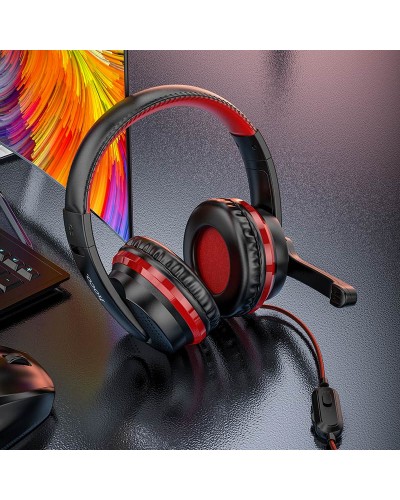 ყურსასმენი HOCO W103 Magic tour red