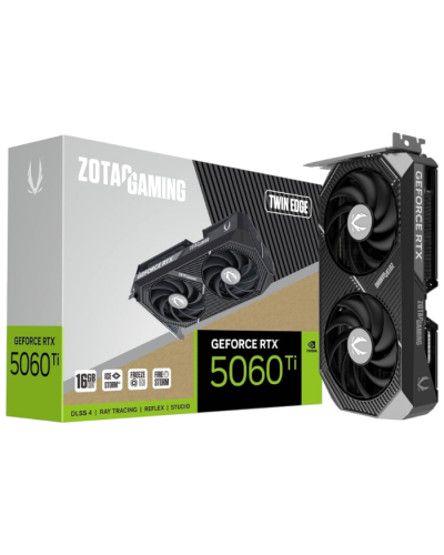 ვიდეო ბარათი - ZOTAC RTX 5060 Ti 16GB Twin Edge