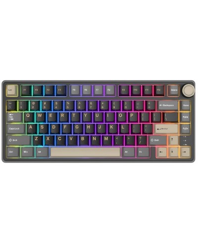 კლავიატურა - Royal Kludge RK R75 -  RGB / მექანიკური / Brown switch / Type-C wired / Phantom